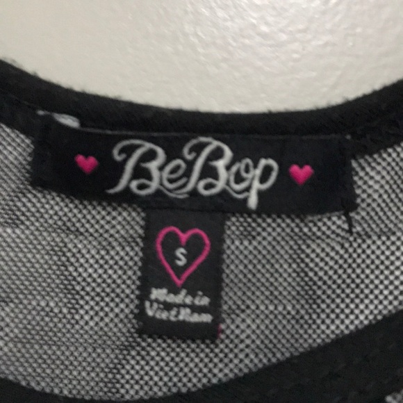 Black and Gray large print Houndstooth dress - Picture 4 of 4